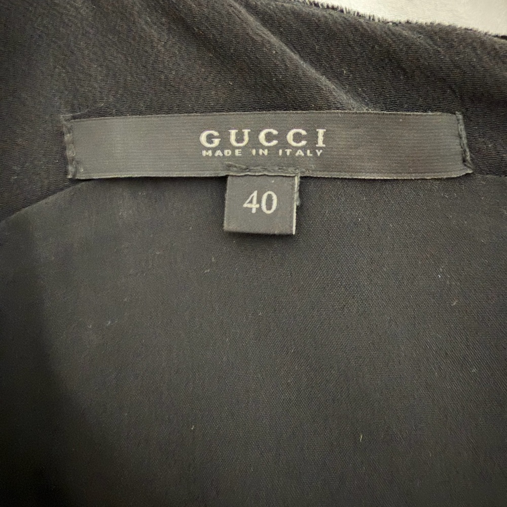 Gucci Black Velvet Dress size 40 - Picture 13 of 16
